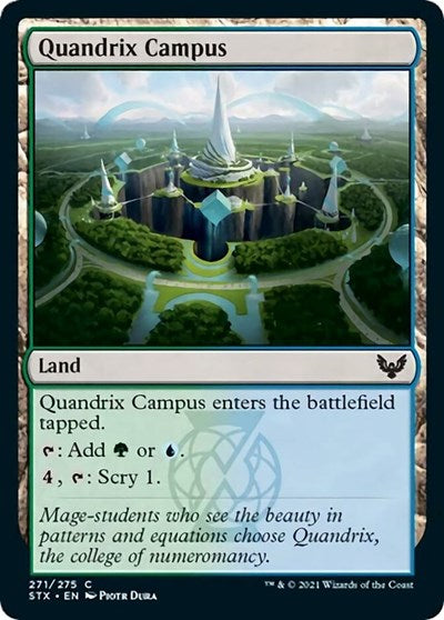 2021 Magic: Strixhaven: School of Mages (STX) - Quandrix Campus (#271, Common)