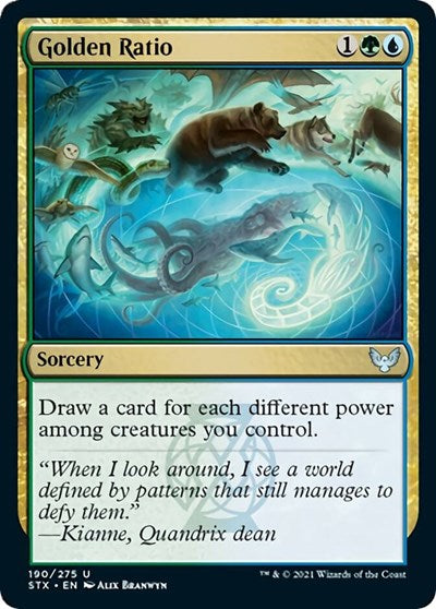 Golden Ratio (STX) #190 Uncommon (Lightly Played) Strixhaven: School of Mages Magic: 2021