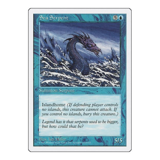 Sea Serpent (5ED) #118 Common Fifth Edition Magic: The Gathering: 1997