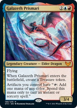Galazeth Prismari (STX) #189 Mythic Rare (Lightly Played) Strixhaven: School of Mages Magic: The Gathering: 2021