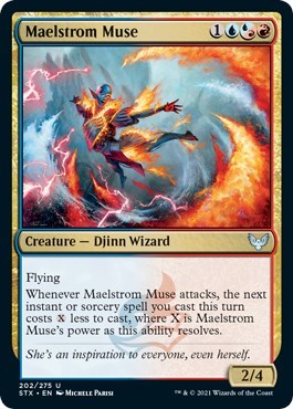 Maelstrom Muse (STX) #202 Uncommon (Lightly Played) Strixhaven: School of Mages Magic: The Gathering: 2021
