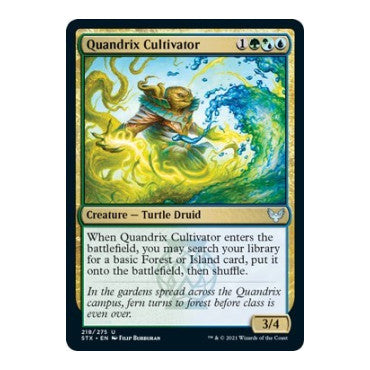 Quandrix Cultivator (STX) #218 Uncommon (Lightly Played) Strixhaven: School of Mages Magic: The Gathering: 2021