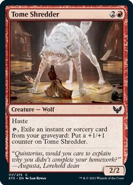 Tome Shredder (STX) #117 Common (Lightly Played) Strixhaven: School of Mages Magic: The Gathering: 2021