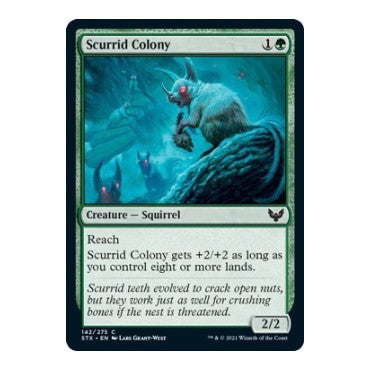 Scurrid Colony (STX) #142 Common Strixhaven: School of Mages Magic: The Gathering: 2021