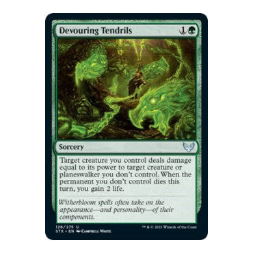 Devouring Tendrils (STX) #126 Uncommon (Lightly Played) Strixhaven: School of Mages Magic: The Gathering: 2021