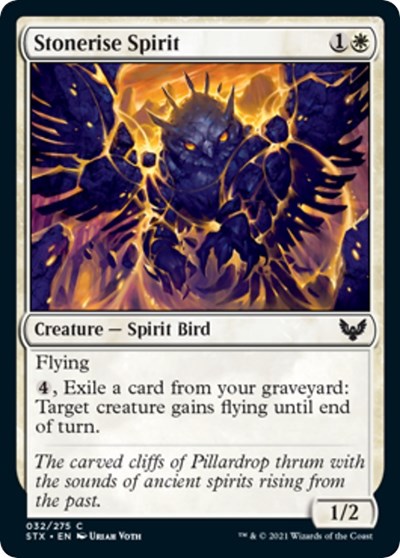 Stonerise Spirit (STX) #32 Common (Lightly Played) Strixhaven: School of Mages Magic: The Gathering: 2021