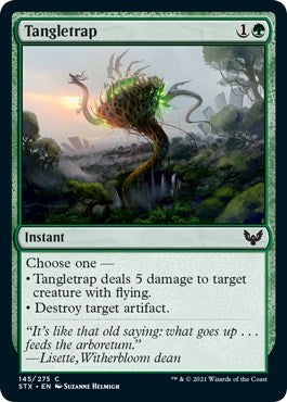 Tangletrap (STX) #145 Common (Lightly Played) Strixhaven: School of Mages Magic: The Gathering: 2021