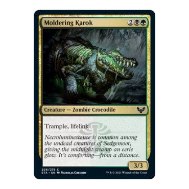 Moldering Karok (STX) #206 Common Strixhaven: School of Mages Magic: The Gathering: 2021