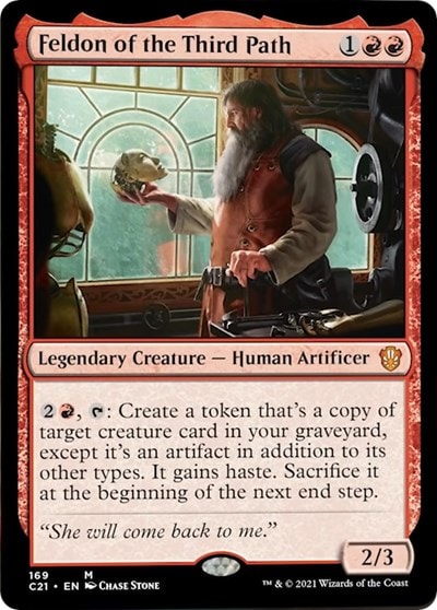 Feldon of the Third Path (C21) #169 Mythic Rare (Near Mint) Commander 2021 Magic: The Gathering: 2021