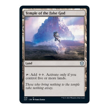 Temple of the False God (C21) #326 Uncommon (Lightly Played) Commander 2021 Magic: The Gathering: 2021