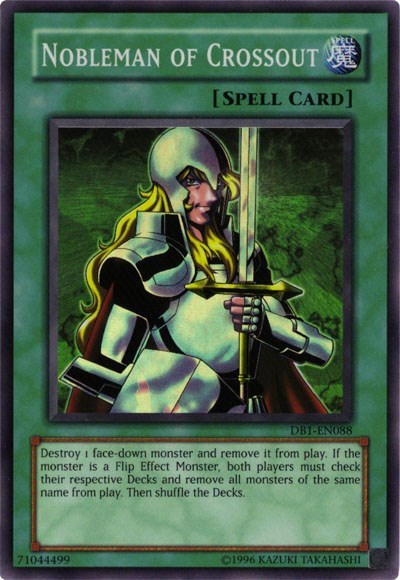 Nobleman of Crossout (DB1) #DB1-EN088 Super Rare (Unlimited Near Mint) Dark Beginning 1 YuGiOh: 2017