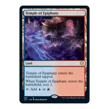 Temple of Epiphany (C21) #322 Rare (Lightly Played) Commander 2021 Magic: The Gathering: 2021