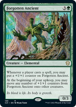 Forgotten Ancient (C21) #189 Rare (Lightly Played) Commander 2021 Magic: The Gathering: 2021