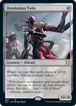 Desolation Twin (C21) #82 Rare (Lightly Played) Commander 2021 Magic: The Gathering: 2021
