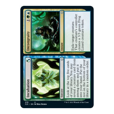 Incubation Incongruity (C21) #219 Uncommon (Lightly Played) Commander 2021 Magic: The Gathering: 2021