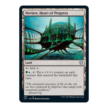 Novijen Heart of Progress (C21) #305 Uncommon (Lightly Played) Commander 2021 Magic: The Gathering: 2021