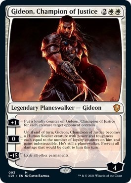 Gideon Champion of Justice (C21) #93 Mythic Rare (Lightly Played) Commander 2021 Magic: The Gathering: 2021