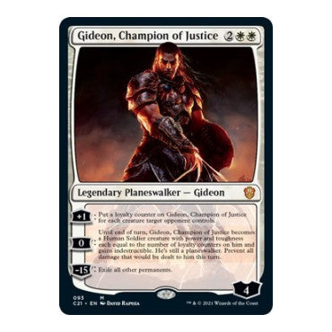 Gideon, Champion of Justice (C21) #93 Mythic Rare (Lightly Played) Commander 2021 Magic: The Gathering: 2021