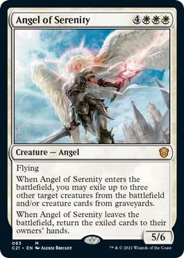 Angel of Serenity (C21) #83 Mythic Rare Commander 2021 Magic: The Gathering: 2021