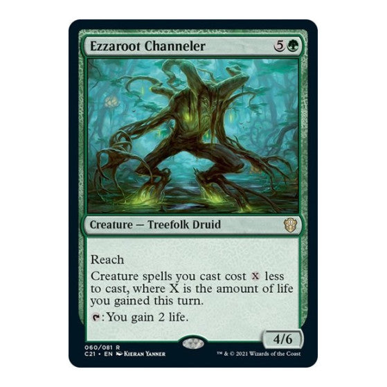 Ezzaroot Channeler (C21) #60 Rare (Lightly Played) Commander 2021 Magic: The Gathering: 2021