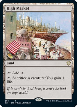 High Market (C21) #293 Rare (Lightly Played) Commander 2021 Magic: The Gathering: 2021
