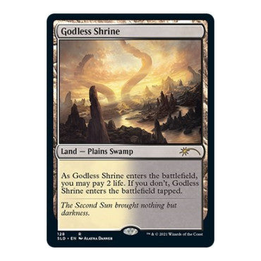 Godless Shrine (SLD) #128 Rare (Near Mint) Secret Lair Drop Series Magic: The Gathering: 2026