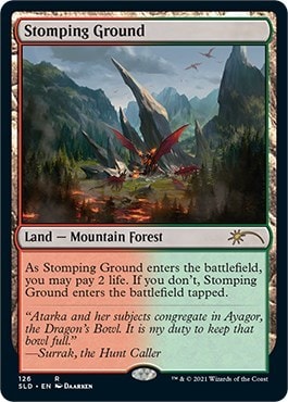 Stomping Ground (SLD) #126 Rare (Near Mint) Secret Lair Drop Series Magic: The Gathering: 2026