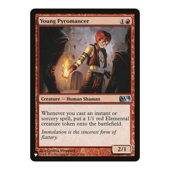 Young Pyromancer (M14) (LIST) #163/249 Uncommon (Lightly Played) The List Reprints Magic: The Gathering: 2026