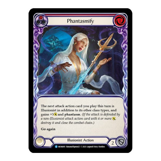 Phantasmify (Red) (MON) #MON095 Rare (Unlimited Edition Normal Lightly Played) Monarch Flesh and Blood TCG: 2021