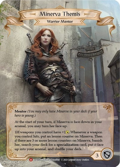 Minerva Themis (BOL) #BOL002 Majestic Blitz Deck: Monarch - Boltyn Flesh and Blood TCG: 2021