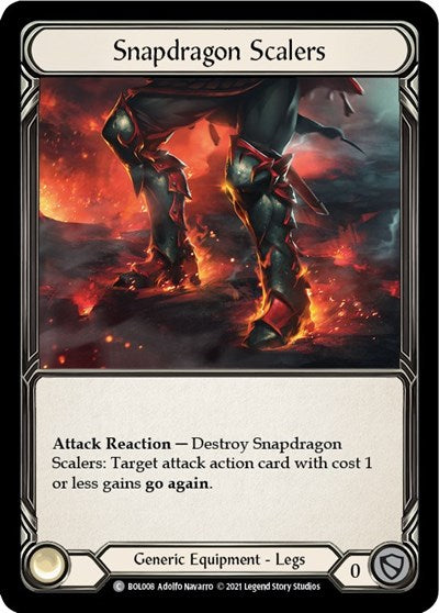 Snapdragon Scalers (BOL) #BOL008 Common (Near Mint) Blitz Deck: Monarch - Boltyn Flesh and Blood TCG: 2021