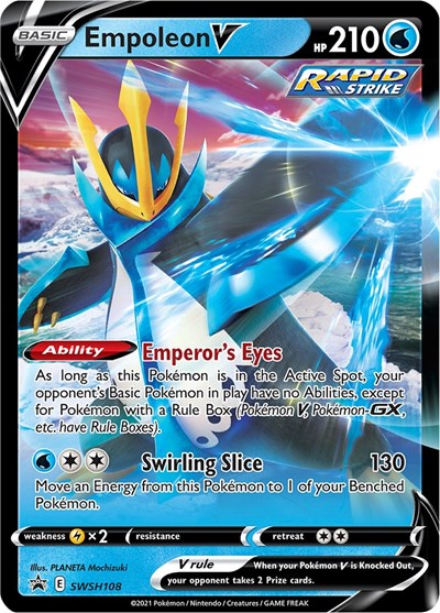 Empoleon V SWSH108 (SWSD) #SWSH108 Promo (Holofoil Near Mint) SWSH: Sword & Shield Promo Cards Pokemon: 2019