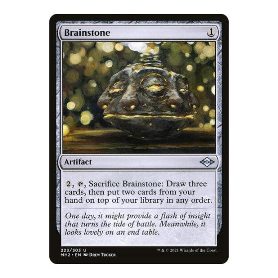 Brainstone (MH2) #223 Uncommon (Lightly Played) Modern Horizons 2 Magic: The Gathering: 2021