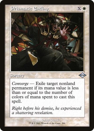 Prismatic Ending Retro Frame (MH2) #384 Uncommon (Lightly Played) Modern Horizons 2 Magic: The Gathering: 2021