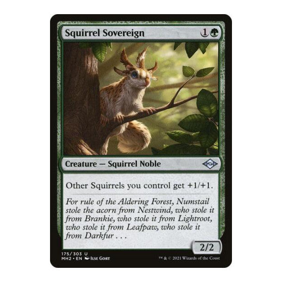 Squirrel Sovereign (MH2) #175 Uncommon (Lightly Played) Modern Horizons 2 Magic: The Gathering: 2021