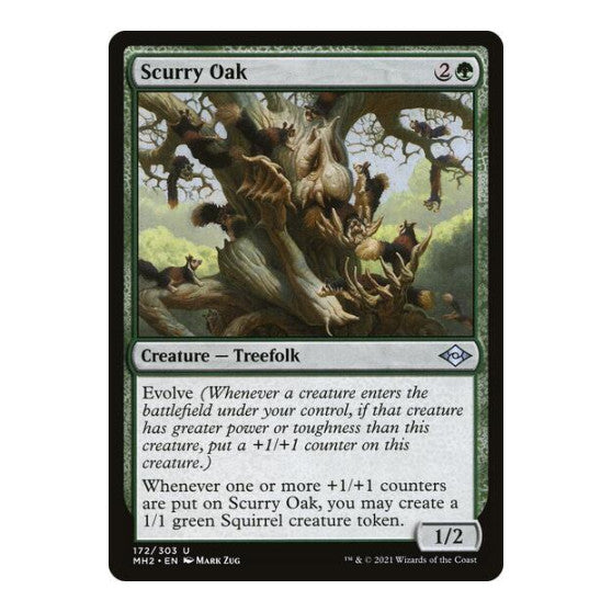 Scurry Oak (MH2) #172 Uncommon (Lightly Played) Modern Horizons 2 Magic: The Gathering: 2021