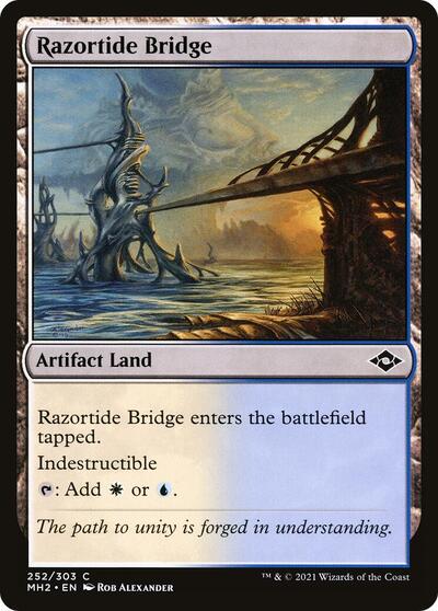 Razortide Bridge (MH2) #252 Common Modern Horizons 2 Magic: The Gathering: 2021