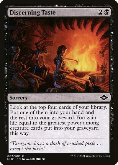 Discerning Taste (MH2) #82 Common Modern Horizons 2 Magic: The Gathering: 2021