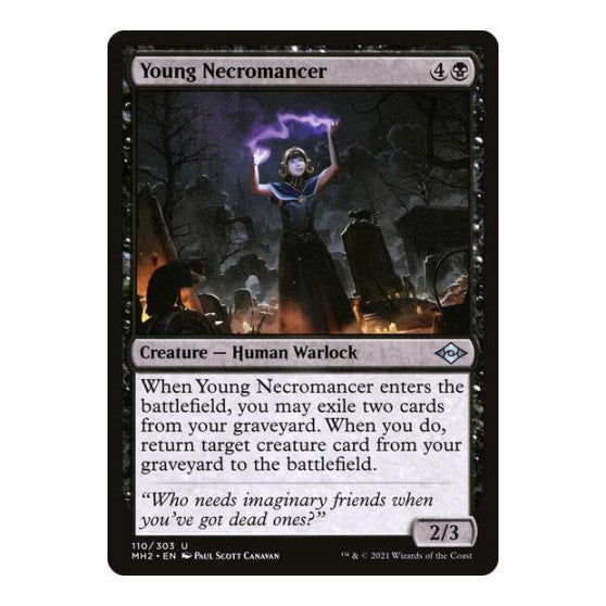 Young Necromancer (MH2) #110 Uncommon Modern Horizons 2 Magic: The Gathering: 2021
