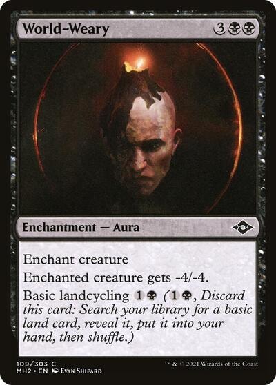 World Weary (MH2) #109 Common (Lightly Played) Modern Horizons 2 Magic: The Gathering: 2021