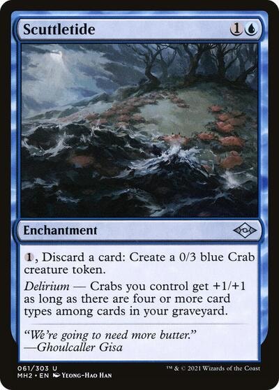 Scuttletide (MH2) #61 Uncommon (Lightly Played) Modern Horizons 2 Magic: The Gathering: 2021