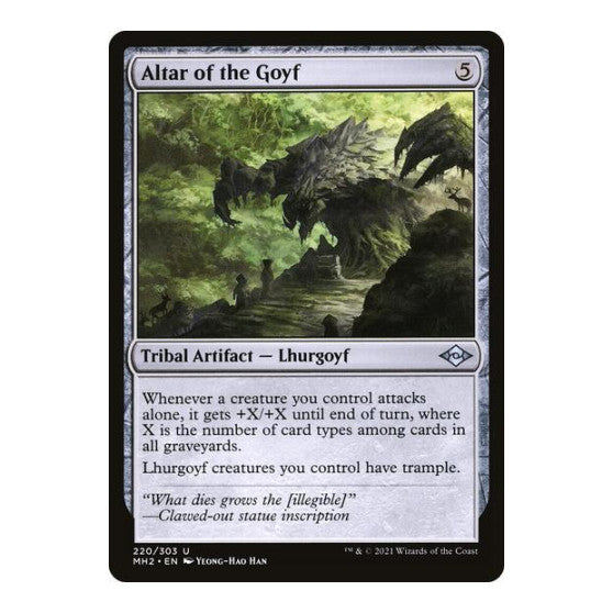 Altar of the Goyf (MH2) #220 Uncommon (Lightly Played) Modern Horizons 2 Magic: The Gathering: 2021