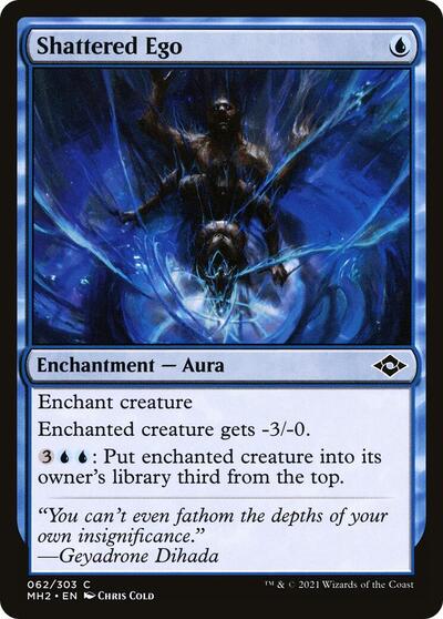 Shattered Ego (MH2) #62 Common (Foil Lightly Played) Modern Horizons 2 Magic: The Gathering: 2021