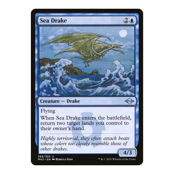Sea Drake (MH2) #268 Uncommon (Foil Lightly Played) Modern Horizons 2 Magic: The Gathering: 2021