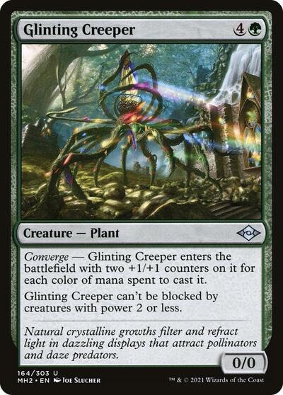 Glinting Creeper (MH2) #164 Uncommon (Lightly Played) Modern Horizons 2 Magic: The Gathering: 2021