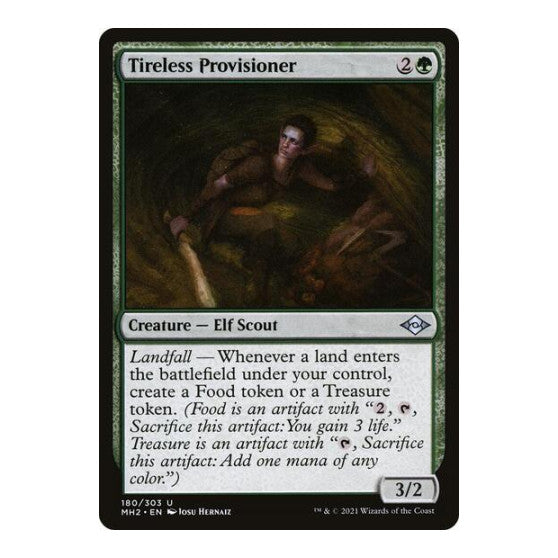 Tireless Provisioner (MH2) #180 Uncommon (Lightly Played) Modern Horizons 2 Magic: The Gathering: 2021