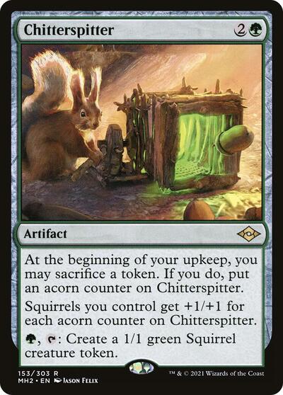 Chitterspitter (MH2) #153 Rare (Lightly Played) Modern Horizons 2 Magic: The Gathering: 2021