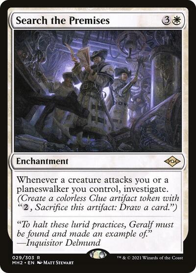 Search the Premises (MH2) #29 Rare (Lightly Played) Modern Horizons 2 Magic: The Gathering: 2021