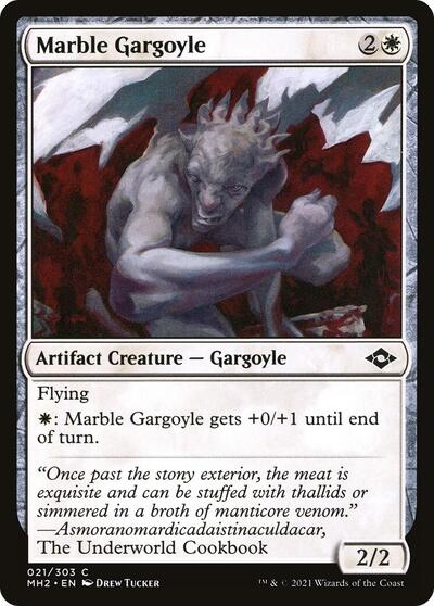 Marble Gargoyle (MH2) #21 Common (Foil Lightly Played) Modern Horizons 2 Magic: The Gathering: 2021