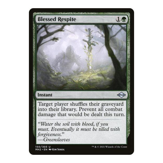 Blessed Respite (MH2) #150 Uncommon (Lightly Played) Modern Horizons 2 Magic: The Gathering: 2021